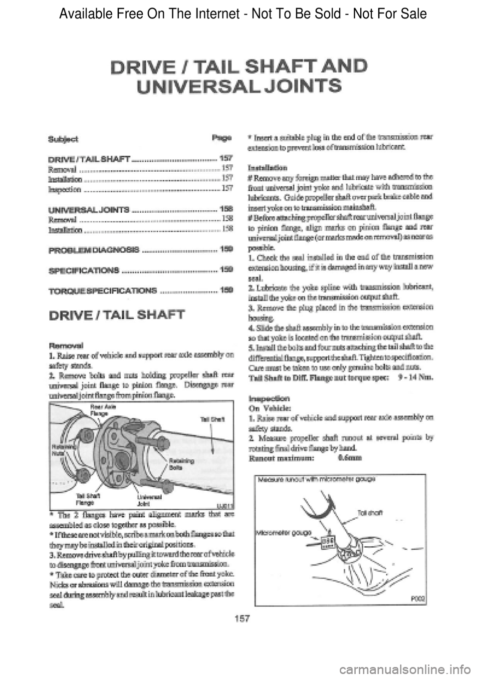 FORD FALCON 1998 Workshop Manual Available Free On The Internet - Not To Be Sold - Not For Sale FORD FALCON 1998 Workshop Manual Available Free On The Internet - Not To Be Sold - Not For Sale