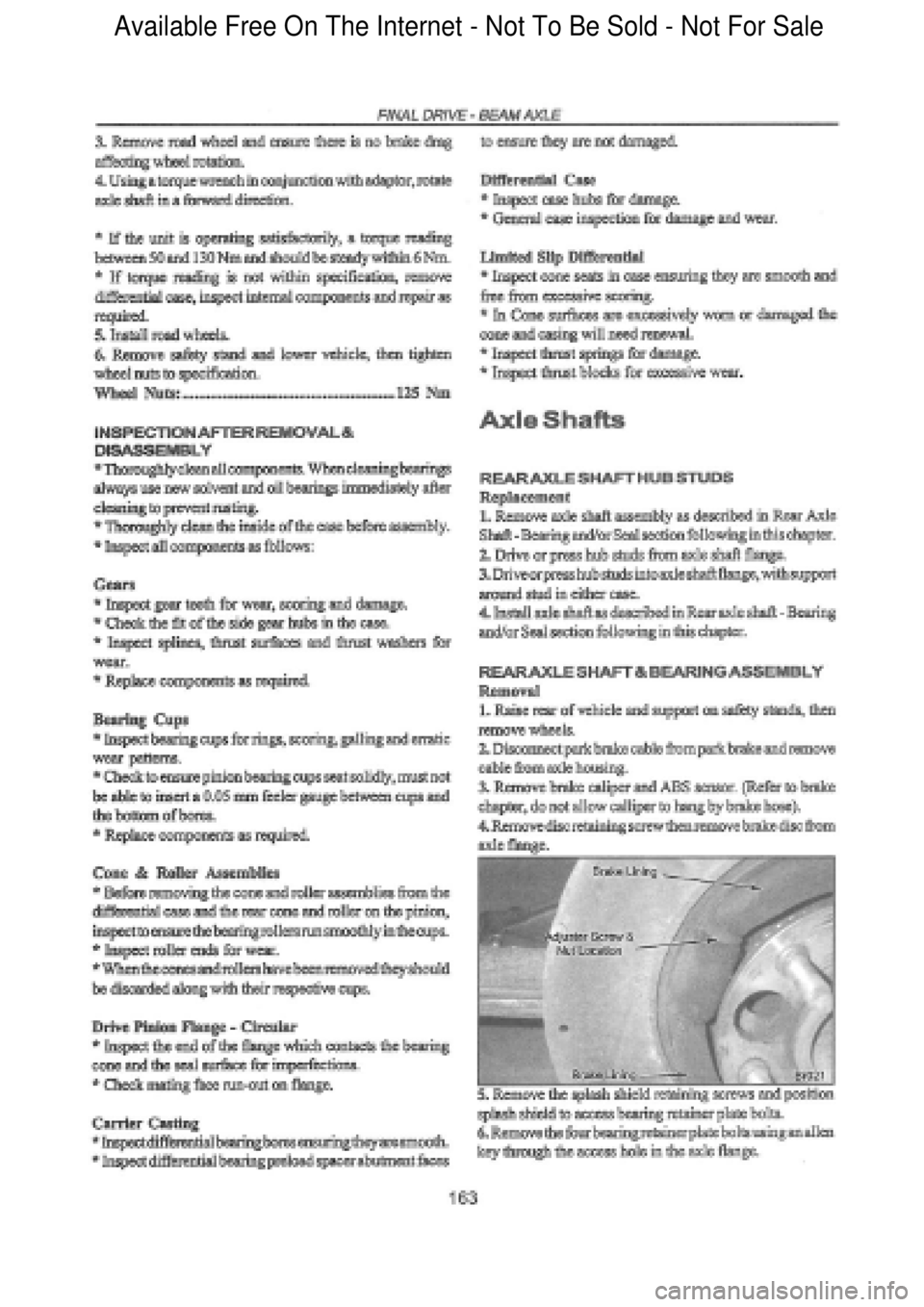 FORD FALCON 1998 Workshop Manual Available Free On The Internet - Not To Be Sold - Not For Sale FORD FALCON 1998 Workshop Manual Available Free On The Internet - Not To Be Sold - Not For Sale