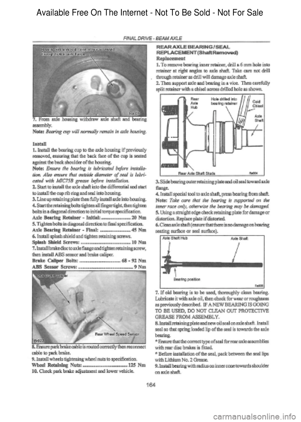 FORD FALCON 1998 Workshop Manual Available Free On The Internet - Not To Be Sold - Not For Sale FORD FALCON 1998 Workshop Manual Available Free On The Internet - Not To Be Sold - Not For Sale