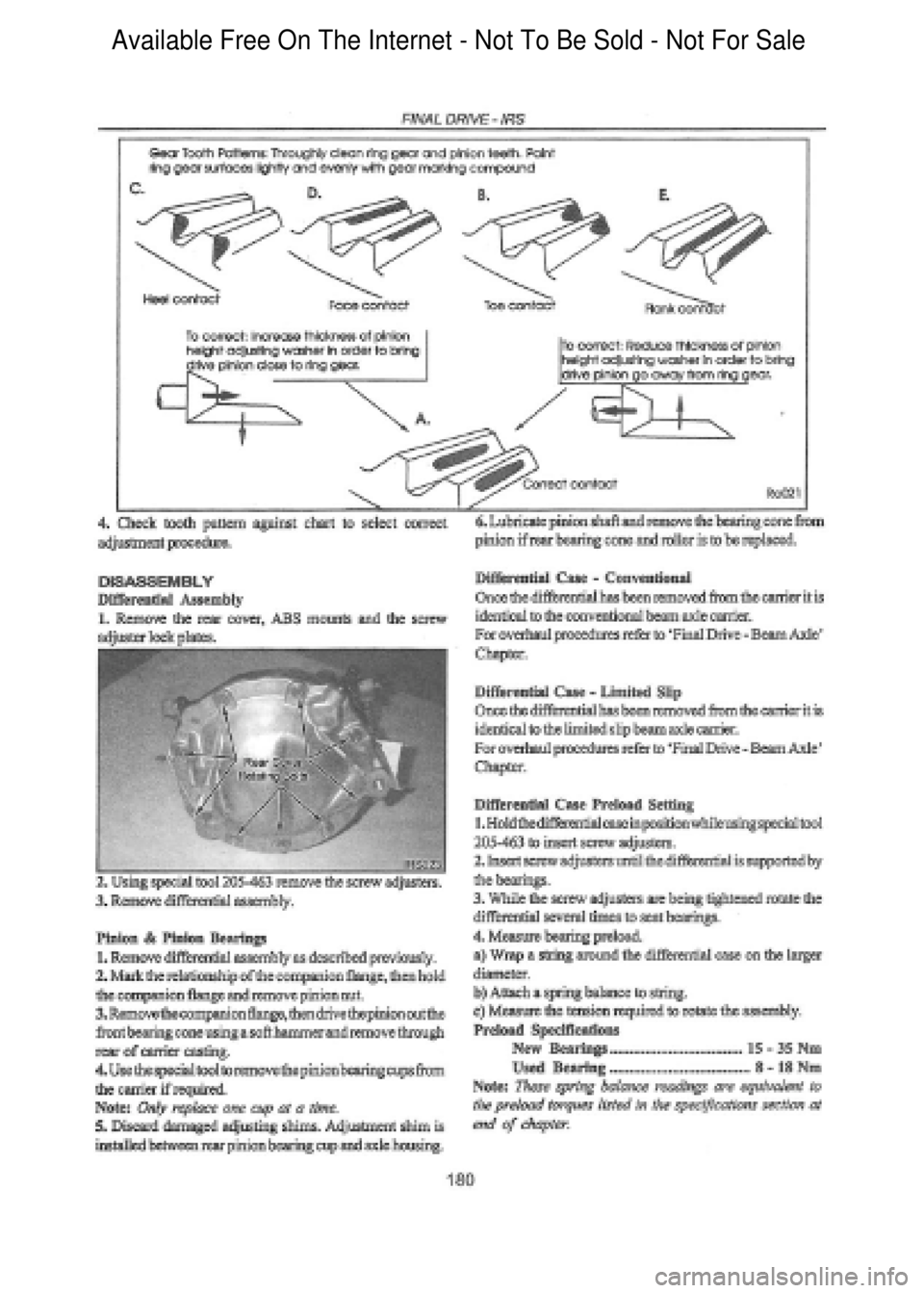FORD FALCON 1998 Workshop Manual Available Free On The Internet - Not To Be Sold - Not For Sale FORD FALCON 1998 Workshop Manual Available Free On The Internet - Not To Be Sold - Not For Sale