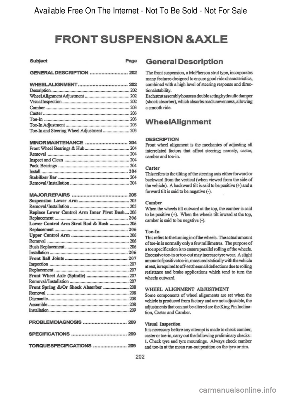 FORD FALCON 1998 Workshop Manual Available Free On The Internet - Not To Be Sold - Not For Sale FORD FALCON 1998 Workshop Manual Available Free On The Internet - Not To Be Sold - Not For Sale