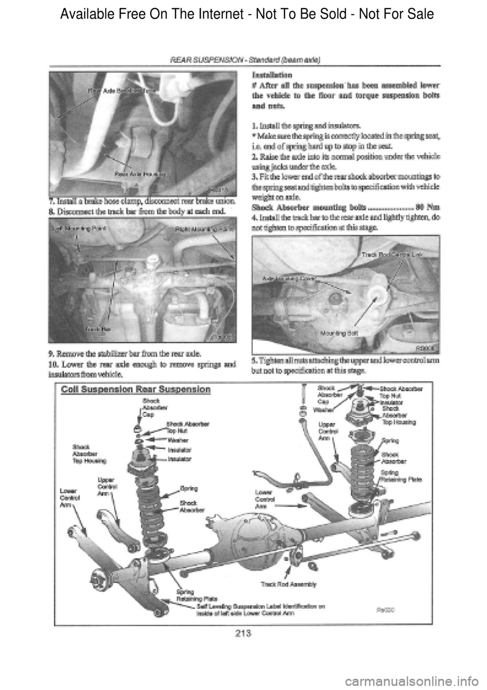 FORD FALCON 1998 Workshop Manual Available Free On The Internet - Not To Be Sold - Not For Sale FORD FALCON 1998 Workshop Manual Available Free On The Internet - Not To Be Sold - Not For Sale