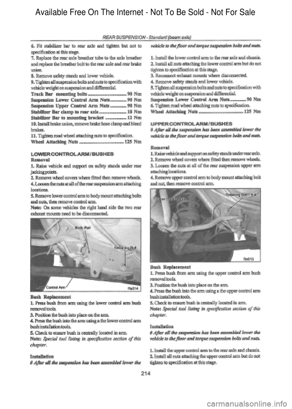FORD FALCON 1998 Workshop Manual Available Free On The Internet - Not To Be Sold - Not For Sale FORD FALCON 1998 Workshop Manual Available Free On The Internet - Not To Be Sold - Not For Sale