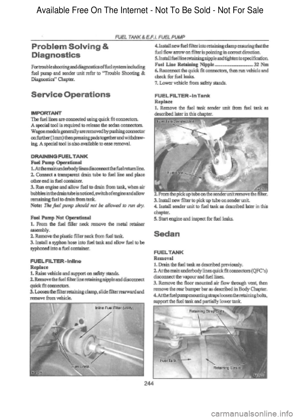 FORD FALCON 1998 Workshop Manual Available Free On The Internet - Not To Be Sold - Not For Sale FORD FALCON 1998 Workshop Manual Available Free On The Internet - Not To Be Sold - Not For Sale