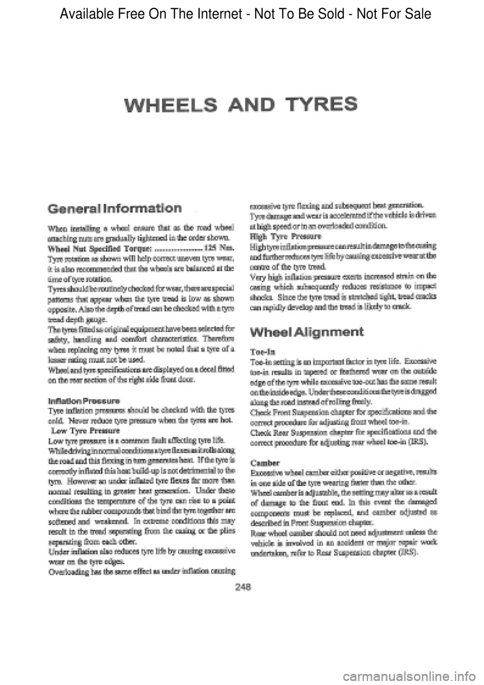FORD FALCON 1998 Workshop Manual Available Free On The Internet - Not To Be Sold - Not For Sale FORD FALCON 1998 Workshop Manual Available Free On The Internet - Not To Be Sold - Not For Sale