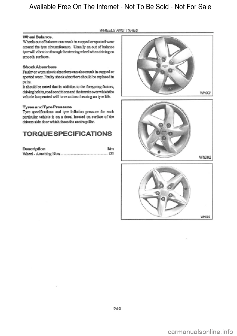 FORD FALCON 1998 Workshop Manual Available Free On The Internet - Not To Be Sold - Not For Sale FORD FALCON 1998 Workshop Manual Available Free On The Internet - Not To Be Sold - Not For Sale