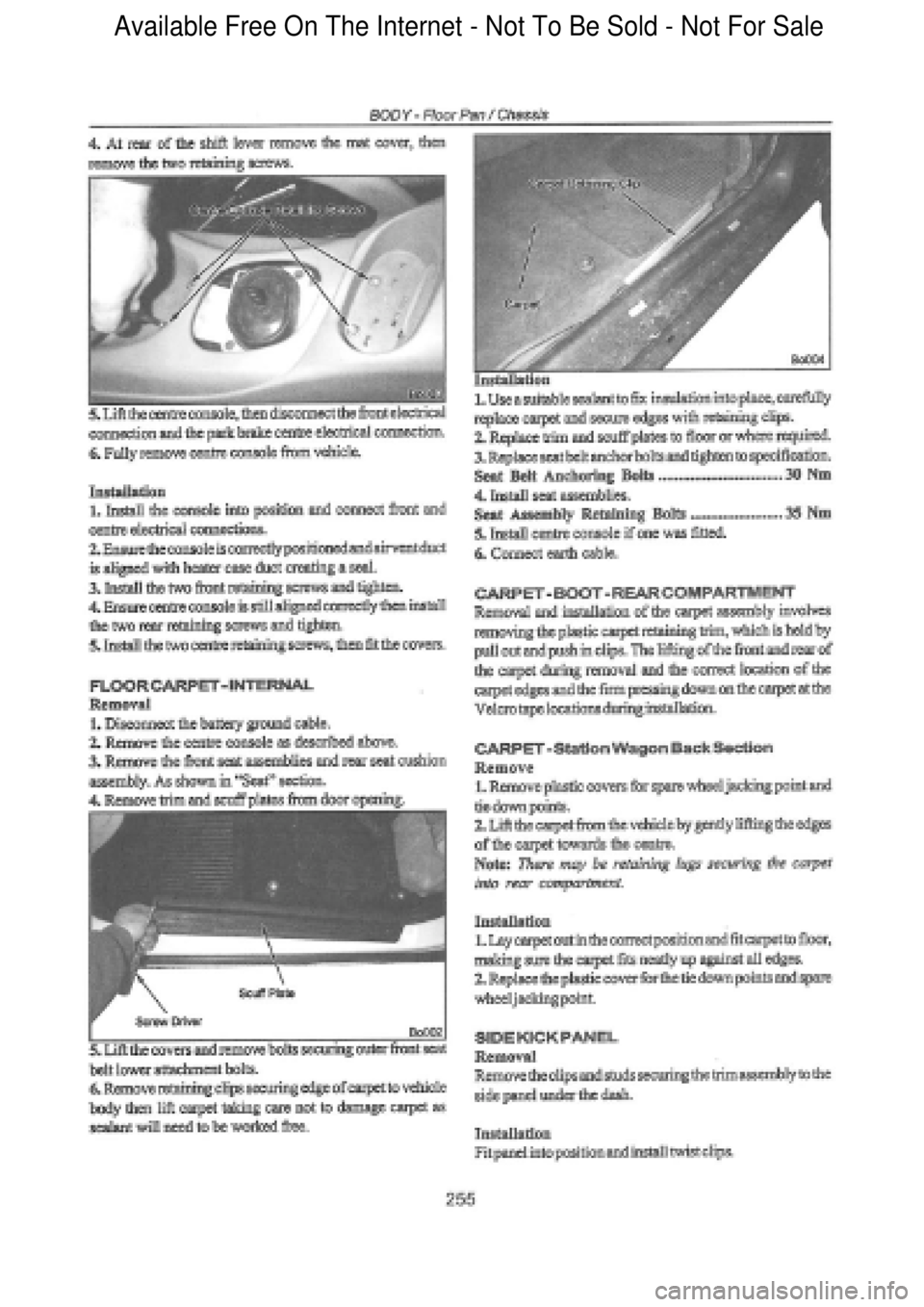 FORD FALCON 1998 Workshop Manual Available Free On The Internet - Not To Be Sold - Not For Sale FORD FALCON 1998 Workshop Manual Available Free On The Internet - Not To Be Sold - Not For Sale
