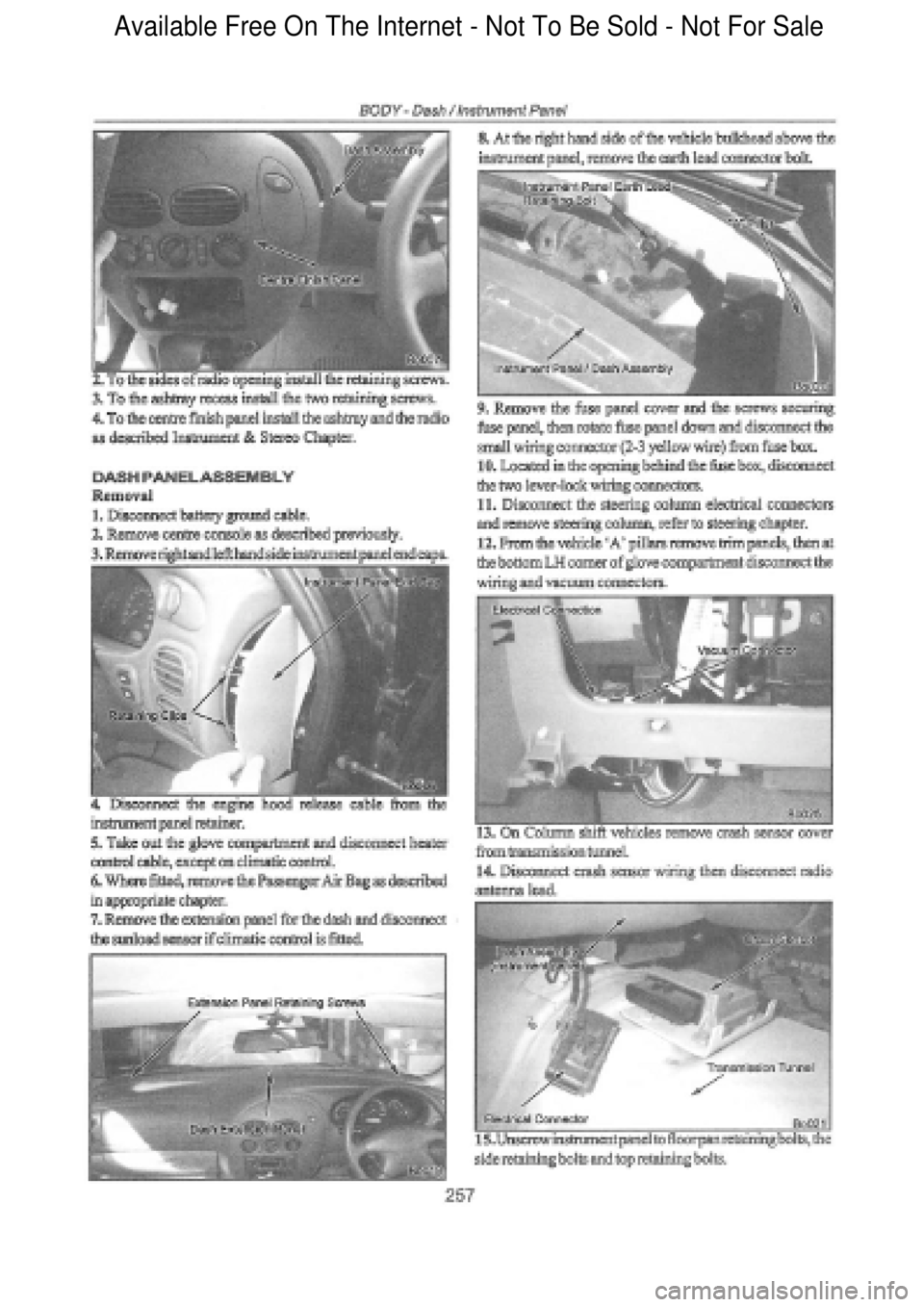 FORD FALCON 1998 Workshop Manual Available Free On The Internet - Not To Be Sold - Not For Sale FORD FALCON 1998 Workshop Manual Available Free On The Internet - Not To Be Sold - Not For Sale