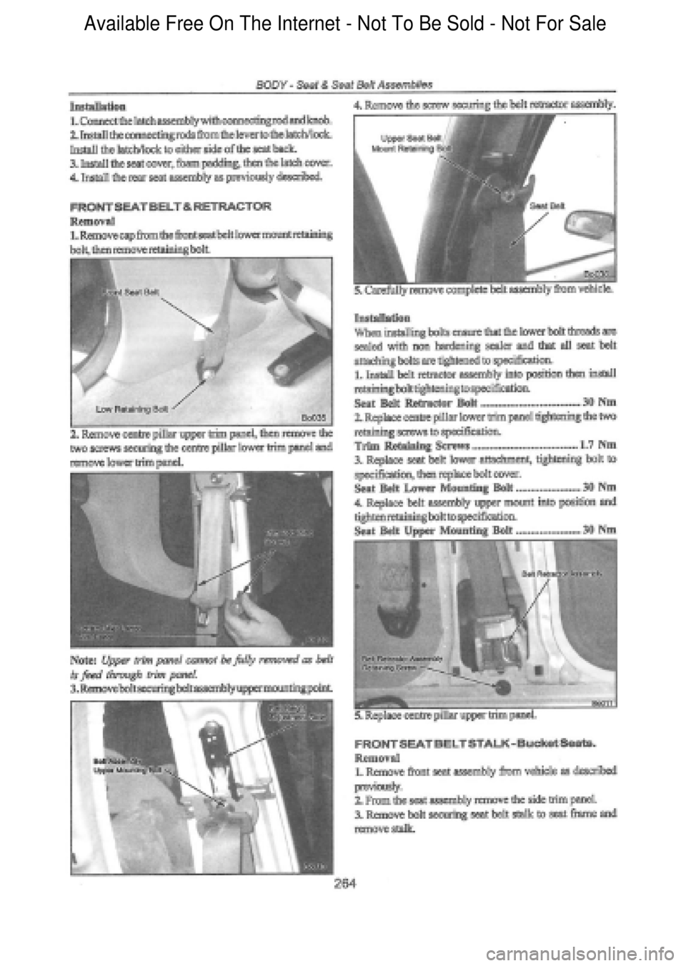 FORD FALCON 1998 Workshop Manual Available Free On The Internet - Not To Be Sold - Not For Sale FORD FALCON 1998 Workshop Manual Available Free On The Internet - Not To Be Sold - Not For Sale
