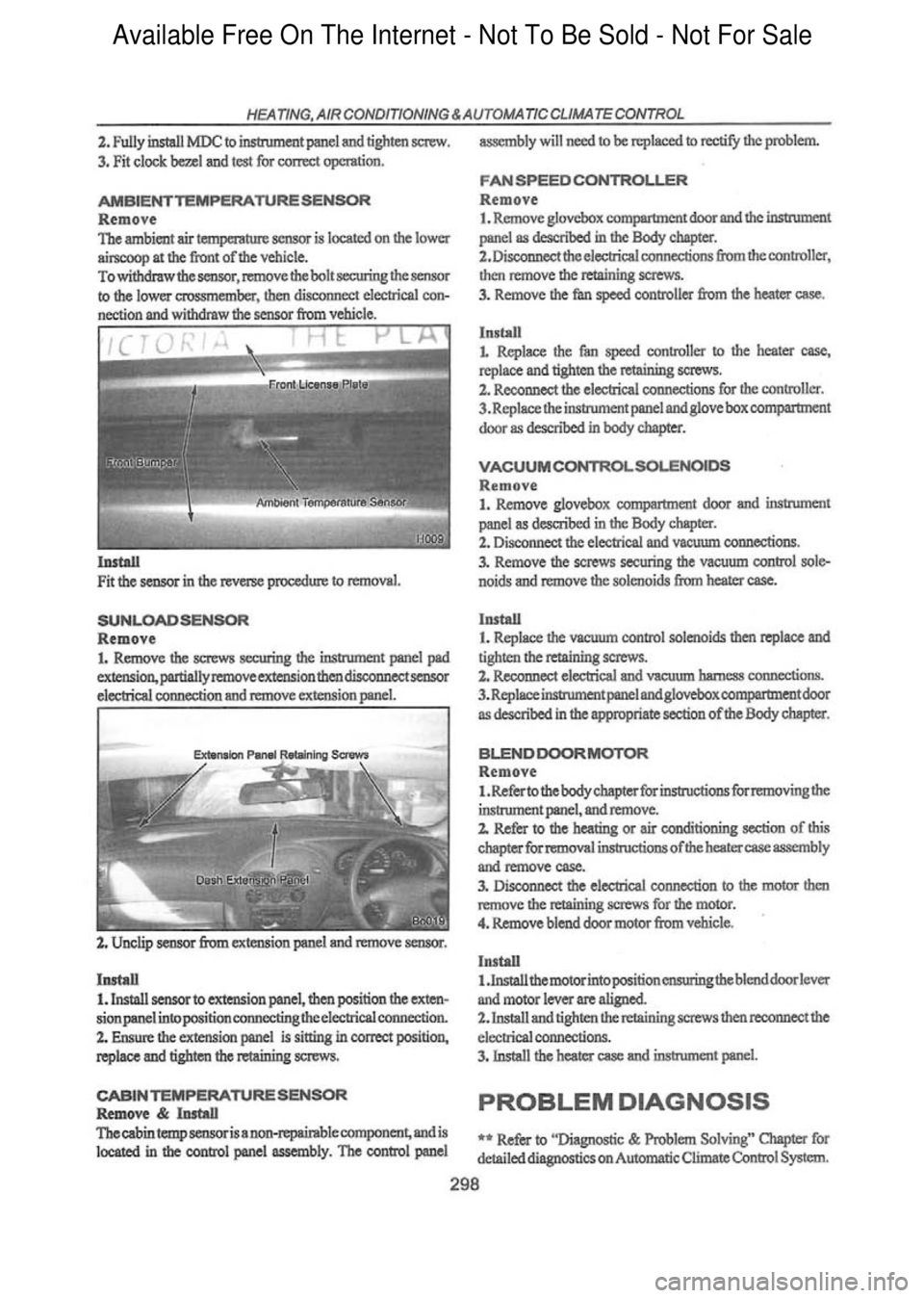 FORD FALCON 1998 Workshop Manual Available Free On The Internet - Not To Be Sold - Not For Sale FORD FALCON 1998 Workshop Manual Available Free On The Internet - Not To Be Sold - Not For Sale