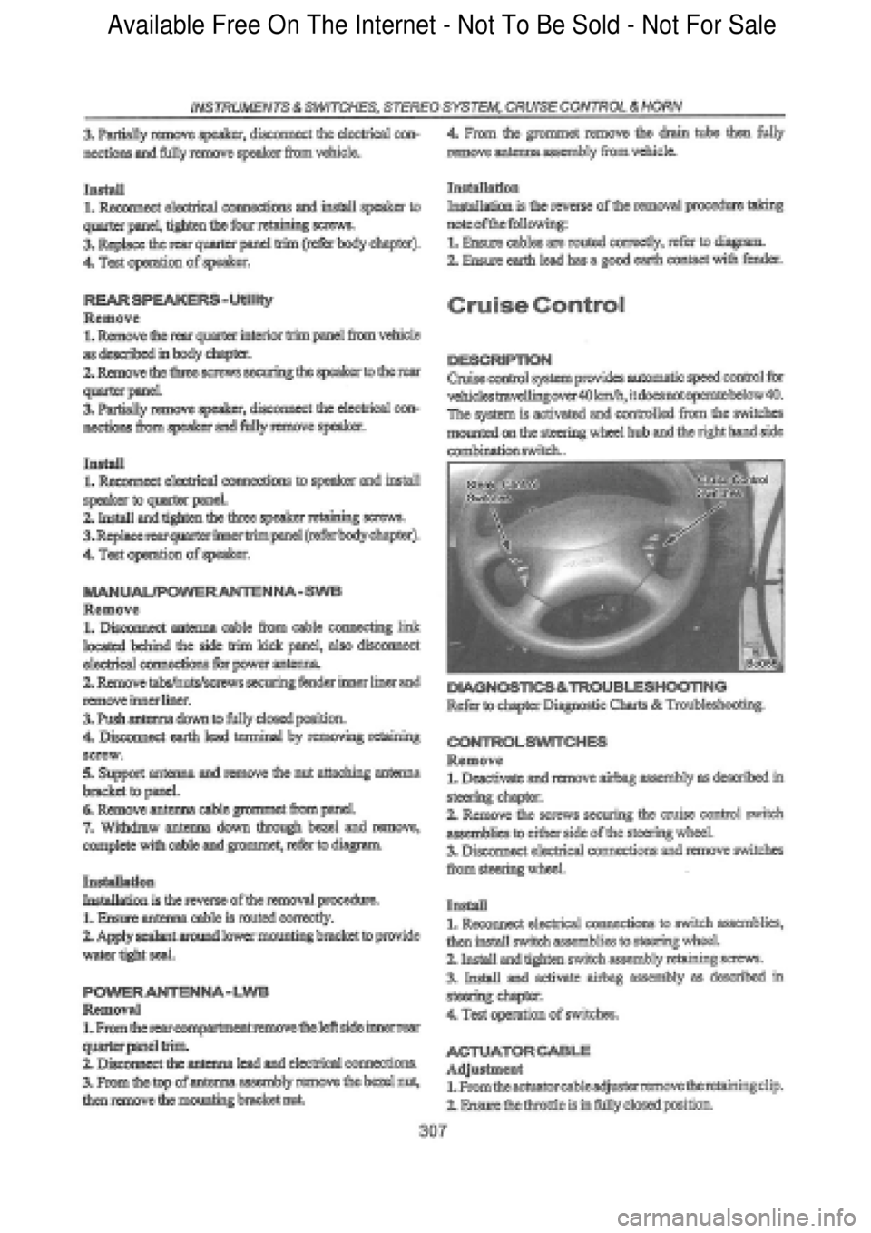 FORD FALCON 1998 Workshop Manual Available Free On The Internet - Not To Be Sold - Not For Sale FORD FALCON 1998 Workshop Manual Available Free On The Internet - Not To Be Sold - Not For Sale