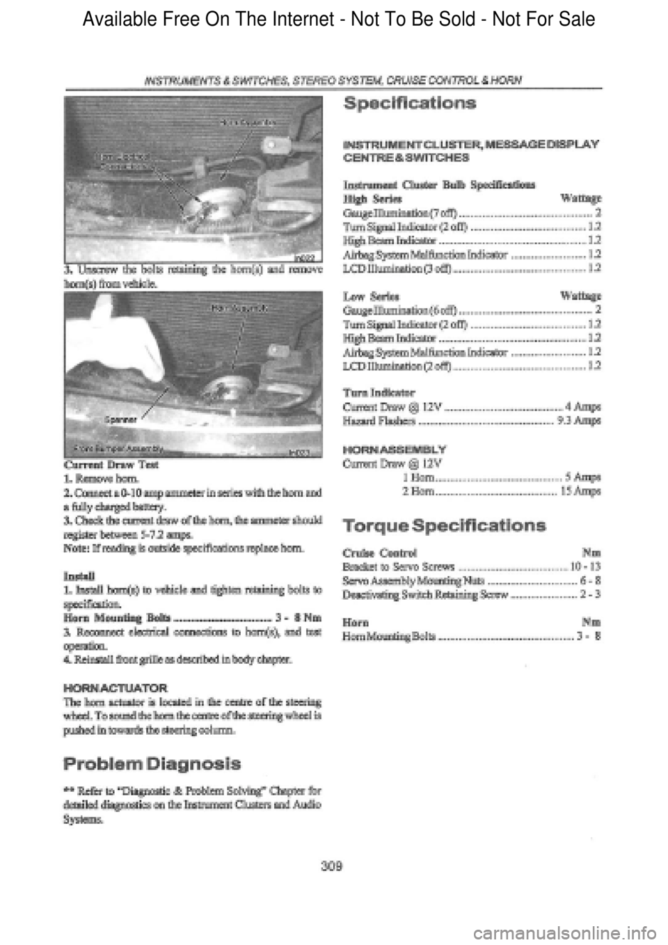 FORD FALCON 1998 Workshop Manual Available Free On The Internet - Not To Be Sold - Not For Sale FORD FALCON 1998 Workshop Manual Available Free On The Internet - Not To Be Sold - Not For Sale