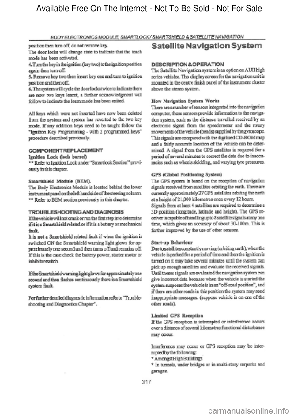 FORD FALCON 1998 Workshop Manual Available Free On The Internet - Not To Be Sold - Not For Sale FORD FALCON 1998 Workshop Manual Available Free On The Internet - Not To Be Sold - Not For Sale