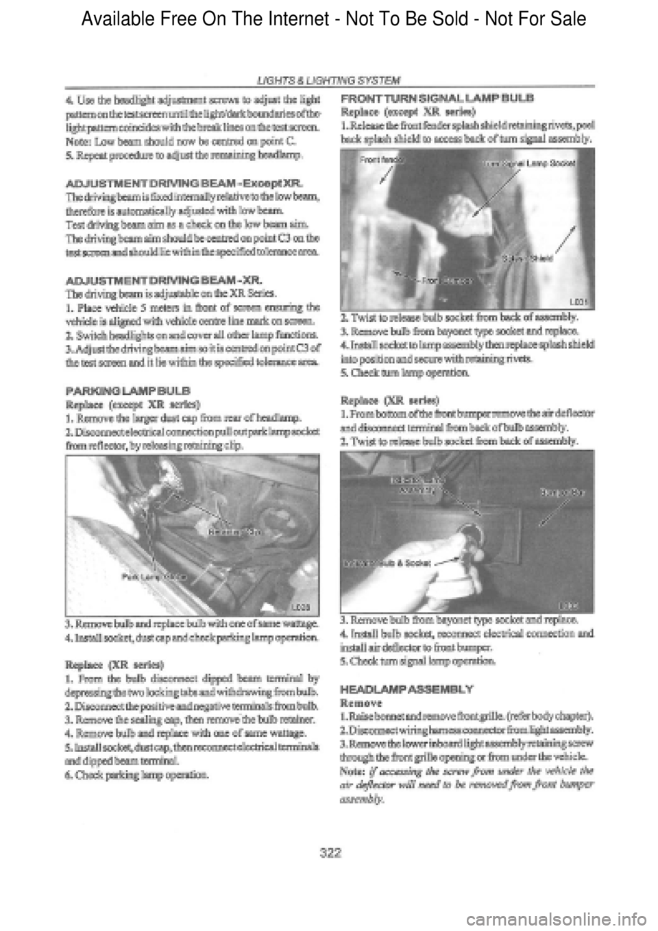 FORD FALCON 1998 Workshop Manual Available Free On The Internet - Not To Be Sold - Not For Sale FORD FALCON 1998 Workshop Manual Available Free On The Internet - Not To Be Sold - Not For Sale