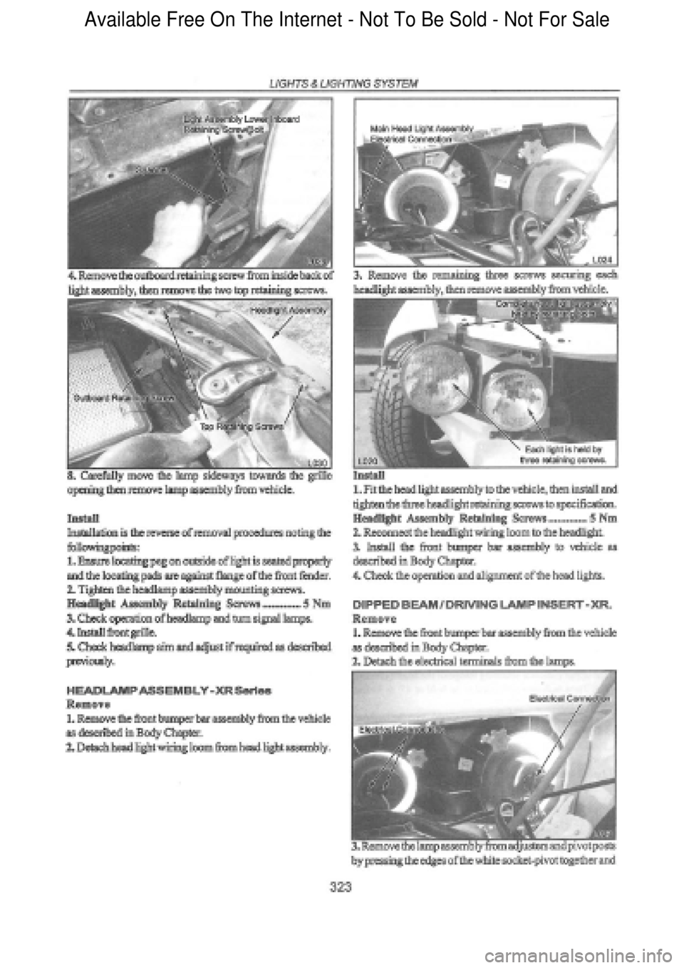 FORD FALCON 1998 Workshop Manual Available Free On The Internet - Not To Be Sold - Not For Sale FORD FALCON 1998 Workshop Manual Available Free On The Internet - Not To Be Sold - Not For Sale