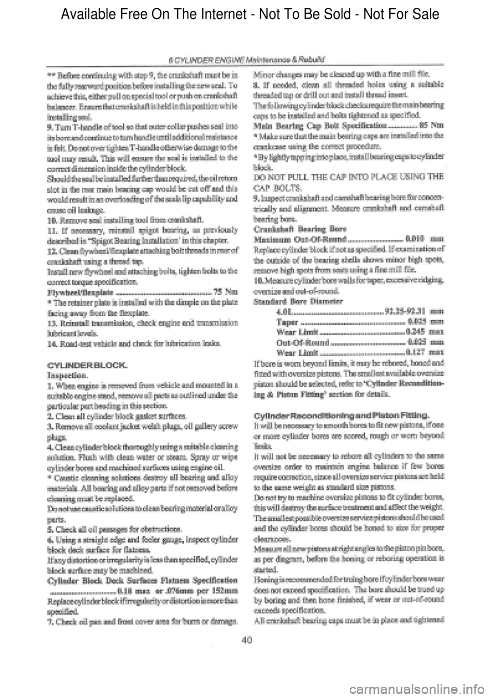FORD FALCON 1998 Owners Guide Available Free On The Internet - Not To Be Sold - Not For Sale FORD FALCON 1998 Owners Guide Available Free On The Internet - Not To Be Sold - Not For Sale