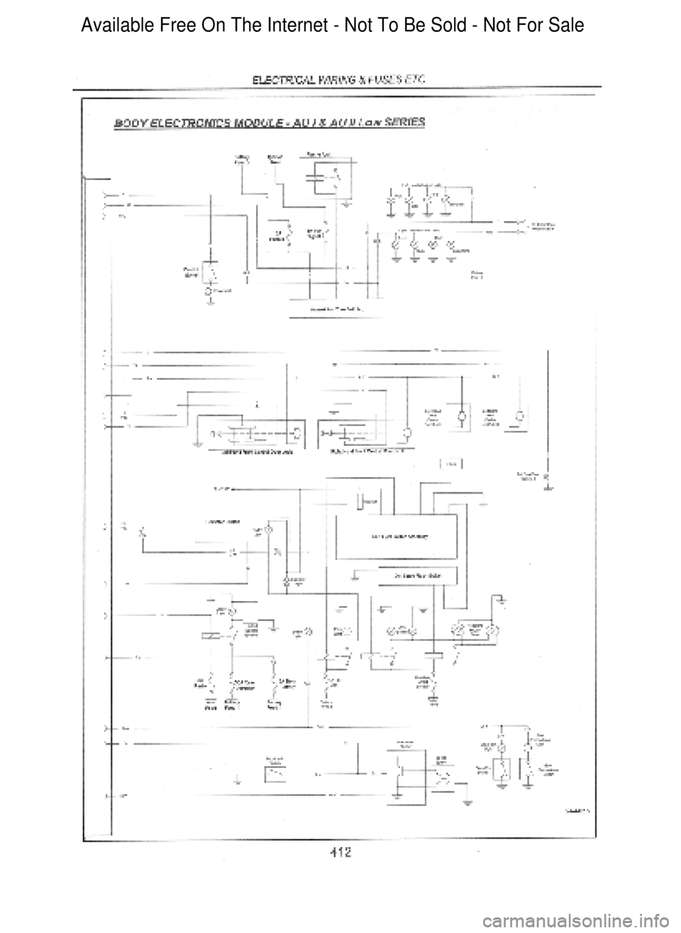 FORD FALCON 1998 Workshop Manual Available Free On The Internet - Not To Be Sold - Not For Sale FORD FALCON 1998 Workshop Manual Available Free On The Internet - Not To Be Sold - Not For Sale