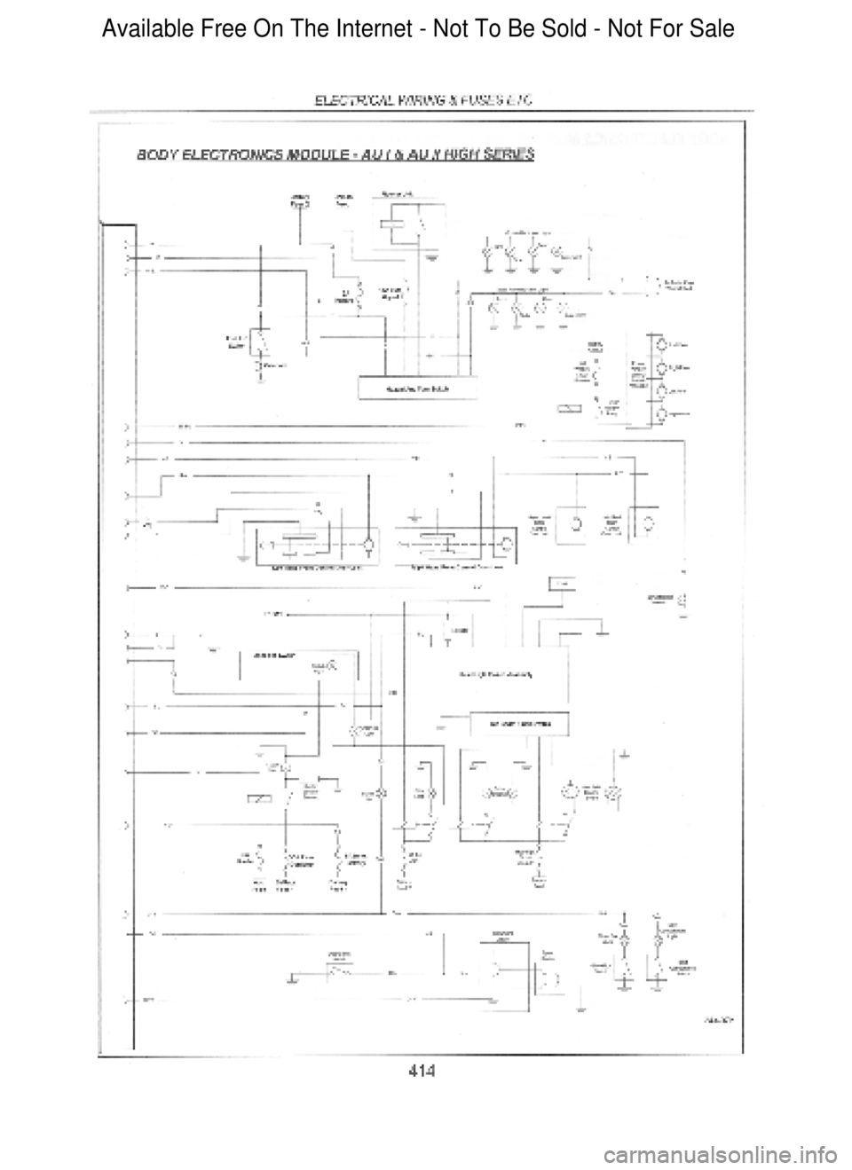 FORD FALCON 1998 Workshop Manual Available Free On The Internet - Not To Be Sold - Not For Sale FORD FALCON 1998 Workshop Manual Available Free On The Internet - Not To Be Sold - Not For Sale