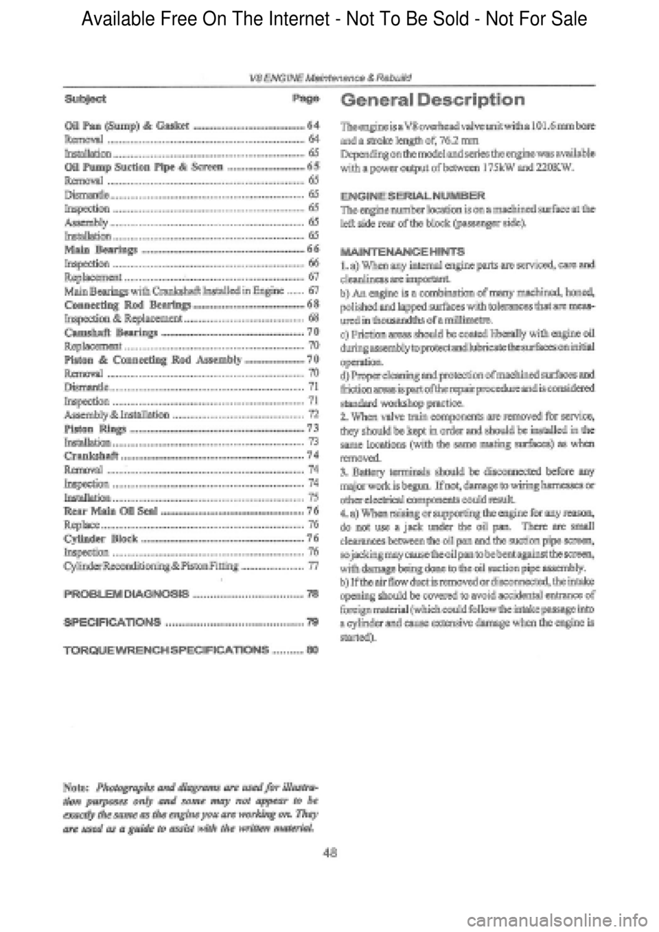 FORD FALCON 1998 Service Manual Available Free On The Internet - Not To Be Sold - Not For Sale FORD FALCON 1998 Service Manual Available Free On The Internet - Not To Be Sold - Not For Sale