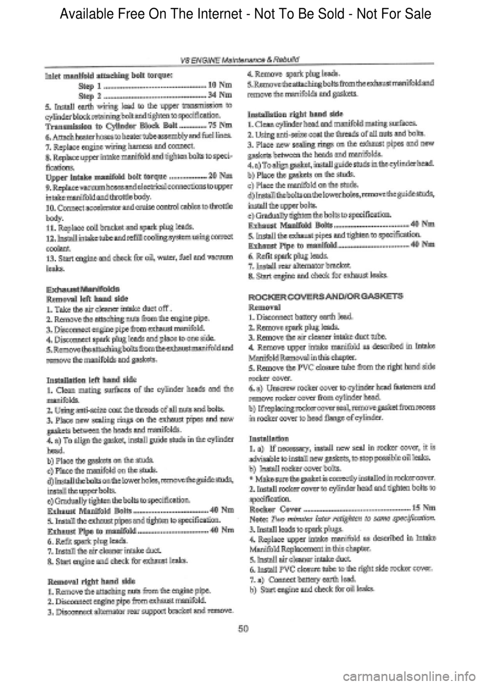 FORD FALCON 1998 Service Manual Available Free On The Internet - Not To Be Sold - Not For Sale FORD FALCON 1998 Service Manual Available Free On The Internet - Not To Be Sold - Not For Sale