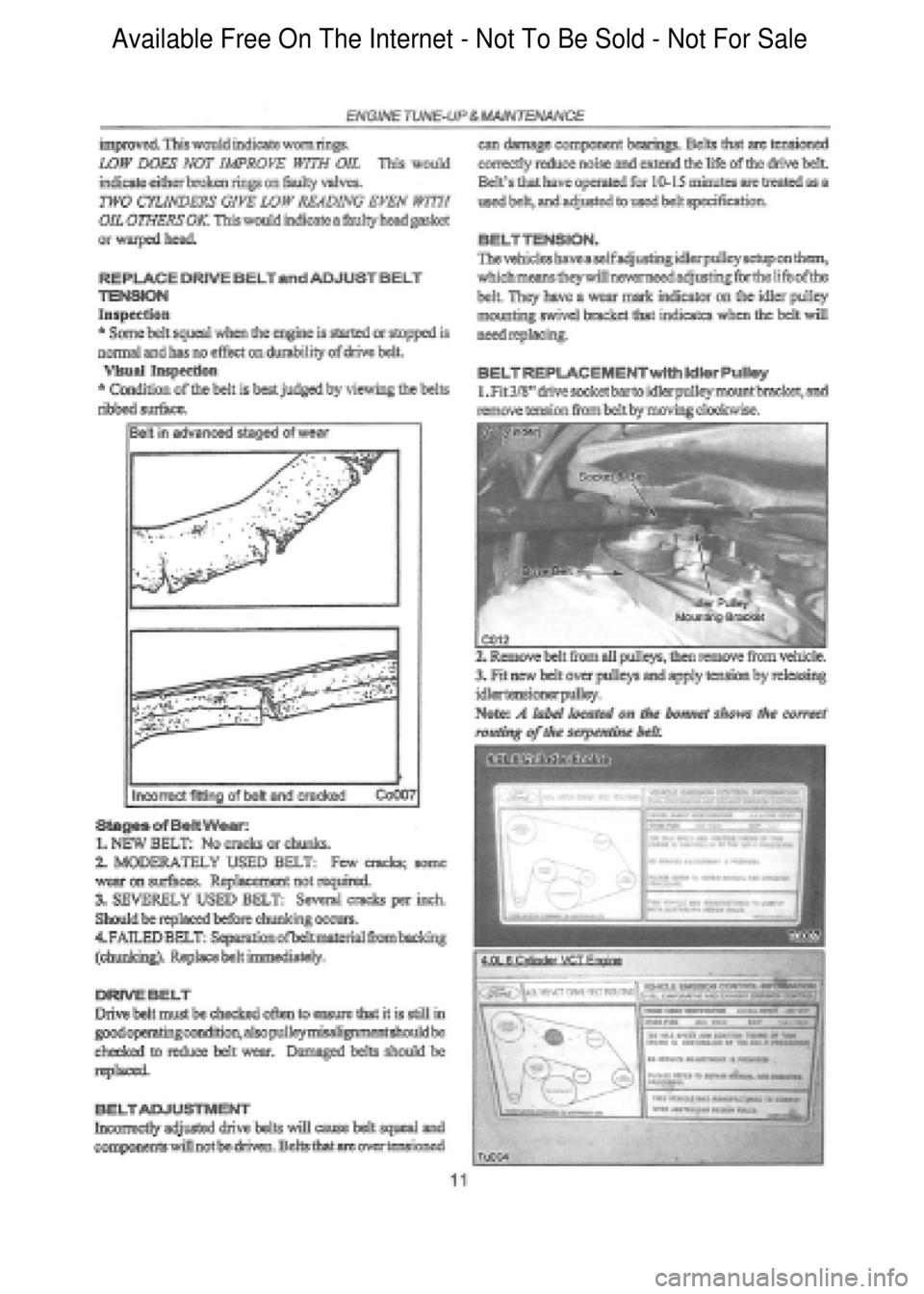 FORD FALCON 1998 Workshop Manual Available Free On The Internet - Not To Be Sold - Not For Sale FORD FALCON 1998 Workshop Manual Available Free On The Internet - Not To Be Sold - Not For Sale