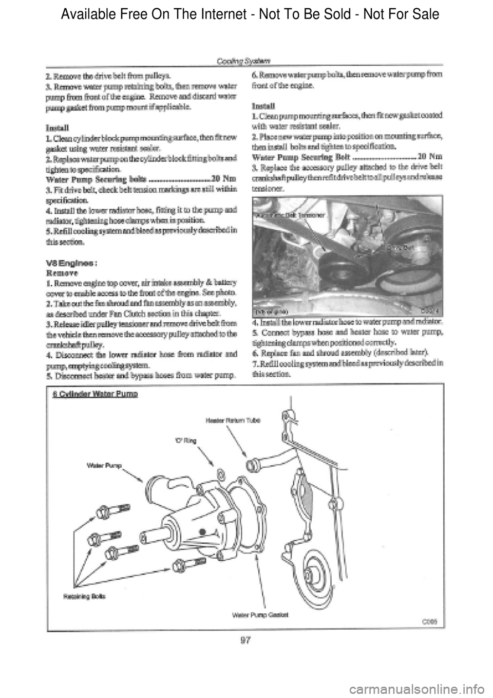 FORD FALCON 1998 Owners Manual Available Free On The Internet - Not To Be Sold - Not For Sale FORD FALCON 1998 Owners Manual Available Free On The Internet - Not To Be Sold - Not For Sale