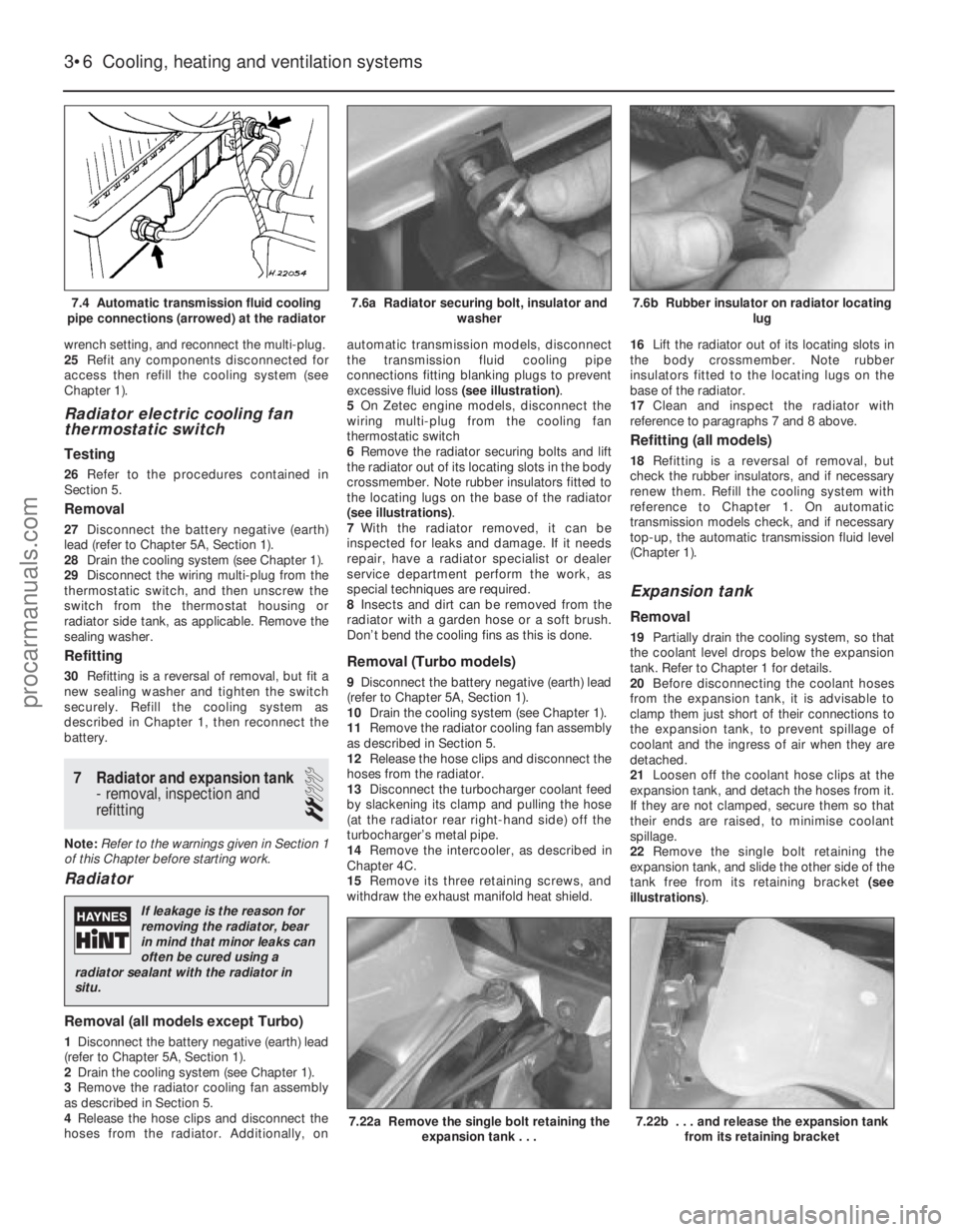 FORD FIESTA 1989 Service Repair Manual wrench setting, and reconnect the multi-plug.
25Refit any components disconnected for
access then refill the cooling system (see
Chapter 1).
Radiator electric cooling fan
thermostatic switch
Testing
2 FORD FIESTA 1989 Service Repair Manual wrench setting, and reconnect the multi-plug.
25Refit any components disconnected for
access then refill the cooling system (see
Chapter 1).
Radiator electric cooling fan
thermostatic switch
Testing
2