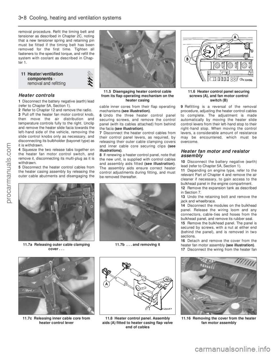 FORD FIESTA 1989 Service Repair Manual removal procedure. Refit the timing belt and
tensioner as described in Chapter 2C, noting
that a new tensioner spring and retaining pin
must be fitted if the timing belt has been
removed for the first FORD FIESTA 1989 Service Repair Manual removal procedure. Refit the timing belt and
tensioner as described in Chapter 2C, noting
that a new tensioner spring and retaining pin
must be fitted if the timing belt has been
removed for the first