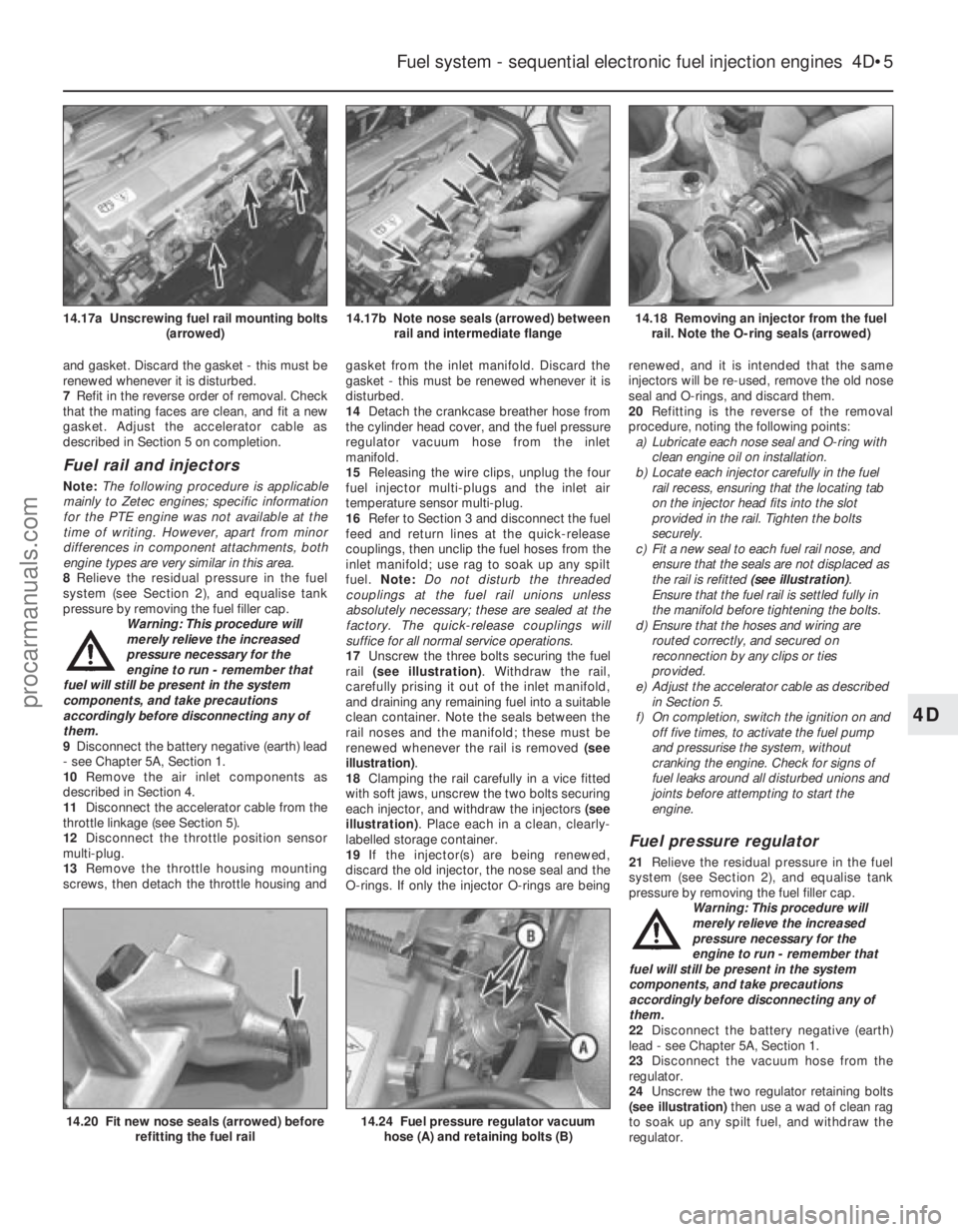 FORD FIESTA 1989 Service Repair Manual and gasket. Discard the gasket - this must be
renewed whenever it is disturbed.
7Refit in the reverse order of removal. Check
that the mating faces are clean, and fit a new
gasket. Adjust the accelera FORD FIESTA 1989 Service Repair Manual and gasket. Discard the gasket - this must be
renewed whenever it is disturbed.
7Refit in the reverse order of removal. Check
that the mating faces are clean, and fit a new
gasket. Adjust the accelera