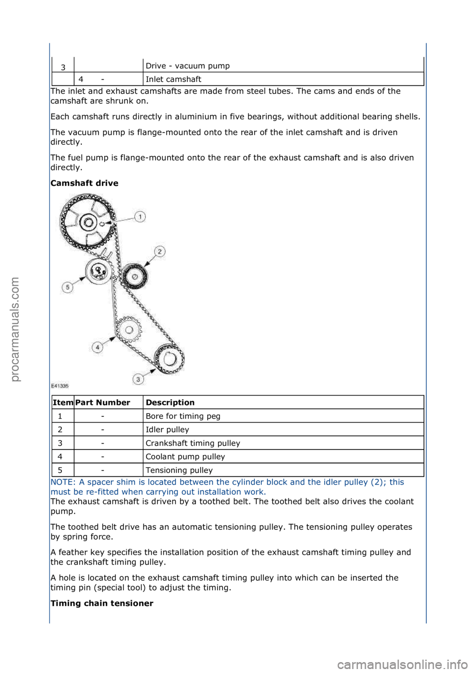 FORD GALAXY 2006  Service Repair Manual Drive\f-\fv\bcuum\fpump\f
Inlet\fc\bmsh\bft\f
The\finlet\f\bnd\fexh\bust\fc\bmsh\bfts\f\bre\fm\bde\ffrom\fsteel\ftubes.\fThe\fc\bms\f\bnd\fends\fof\fthe\f
c\b
 msh\bft\f\bre\fshrunk\fon.\f
E\bch\fc\bm