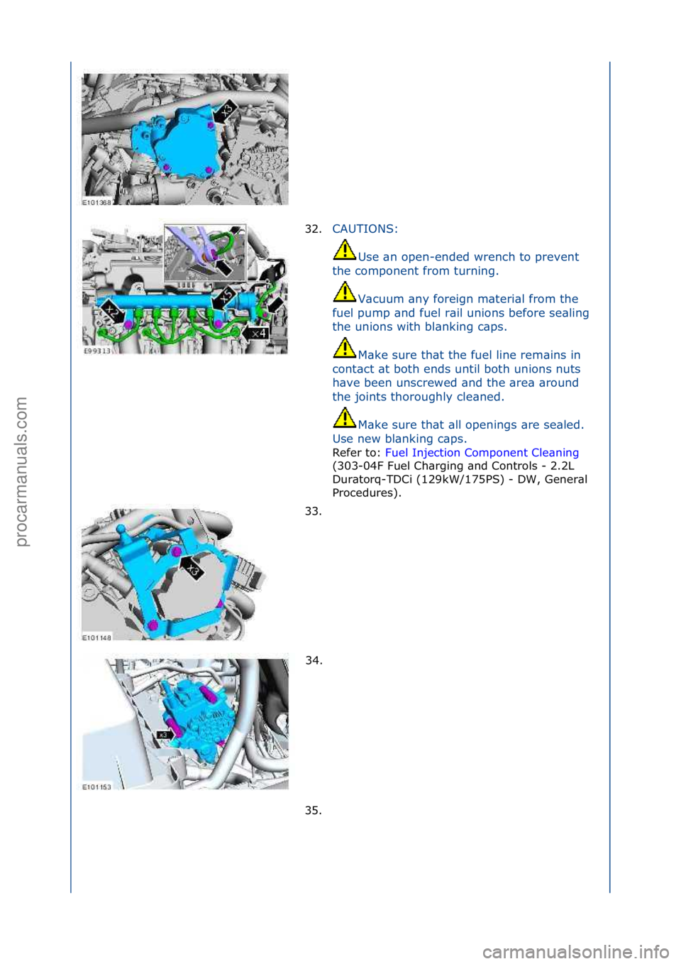 FORD GALAXY 2006  Service Repair Manual 32.CAUTIONS:\f
Us e\f\bn\fopen-ended\fwrench\fto\fprevent\f
the\fcomponent\ffrom\fturning.\f
V\bcuum\f\bny\fforeign\fm\bteri\bl\ffrom\fthe\f
fuel\fpump\f\bnd\ffuel\fr\bil\funions\fbefore\fse\bling\f
t