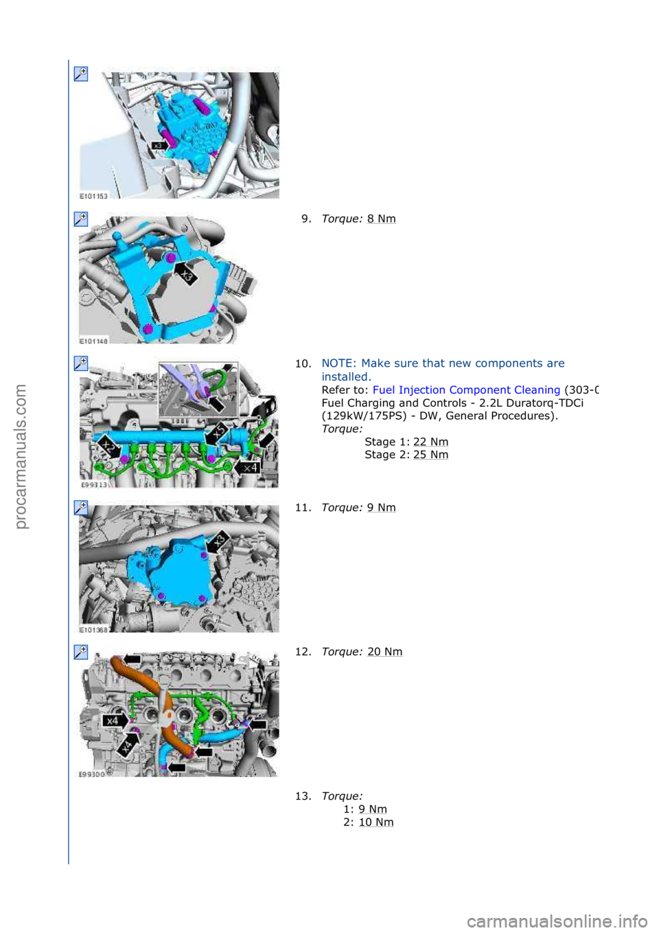 FORD GALAXY 2006  Service Repair Manual 9.Torque:\b 8\fNm\f
10. NOTE:\fM\bke\fsure\fth\bt\fnew\fcomponents\f\bre\f
i
n

st\blled.\f
Refer\fto:\f Fu
 el\fInjection\fComponent\fCle\bning\f(303-04F\f
Fuel\fCh\brging\f\bnd\fControls\f-\f2.2L\fD