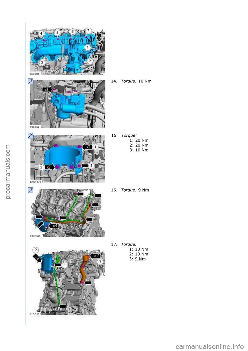 FORD GALAXY 2006  Service Repair Manual 14.Torque:\b 10\fNm\f
15. Torque:\b
1:\f20\fNm
\f
2:\f20\fNm
\f
3:\f10\fNm
\f
16. Torque:\b 9\fNm
\f
17. Torque:\b
1:\f10\fNm
\f
2:\f10\fNm
\f
3:\f9\fNm
\f
\f
\f\f
\f\f
\f\f
\f
Стр. 5 из  17
05.0