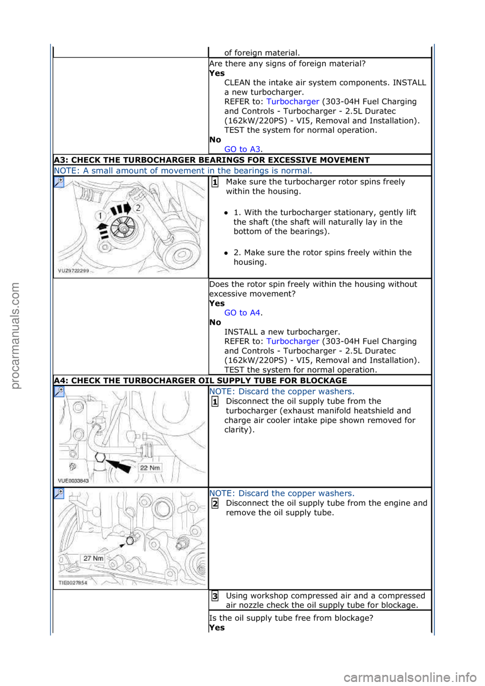 FORD GALAXY 2006 Service Repair Manual of\fforeign\fm\bteri\bl.\f
Are\fthere\f\bny\fsigns\fof\fforeign\fm\bteri\bl?\f
Yes CLEAN\fthe\fint\bke\f\bir\fsystem\fcomponents.\fINSTALL\f
\b\fnew\fturboch\brger.\f\f
REFER\fto:\f Turboch\brger \f(3 FORD GALAXY 2006 Service Repair Manual of\fforeign\fm\bteri\bl.\f
Are\fthere\f\bny\fsigns\fof\fforeign\fm\bteri\bl?\f
Yes CLEAN\fthe\fint\bke\f\bir\fsystem\fcomponents.\fINSTALL\f
\b\fnew\fturboch\brger.\f\f
REFER\fto:\f Turboch\brger \f(3