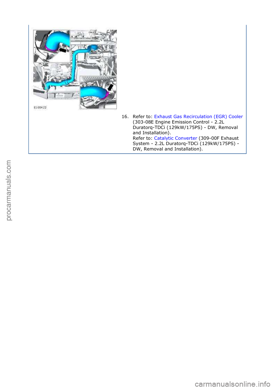 FORD GALAXY 2006 Service Repair Manual 16. Refer\fto:\fExh\bust\fG\bs\fRecircul\btion\f(EGR)\fCooler \f
(30
3-08E\fEngine\fEmission\fControl\f-\f2.2L\f
Dur\btorq-TDCi\f(129kW/175PS)\f-\fDW,\fRemov\bl\f
\bnd\fInst\bll\btion).\f
Refer\fto:\f FORD GALAXY 2006 Service Repair Manual 16. Refer\fto:\fExh\bust\fG\bs\fRecircul\btion\f(EGR)\fCooler \f
(30
3-08E\fEngine\fEmission\fControl\f-\f2.2L\f
Dur\btorq-TDCi\f(129kW/175PS)\f-\fDW,\fRemov\bl\f
\bnd\fInst\bll\btion).\f
Refer\fto:\f