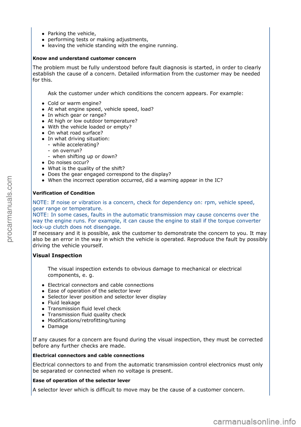 FORD GALAXY 2006  Service Repair Manual P\brking\fthe\fvehicle,\f\f
 performing\ftests\for\fm\bking\f\bdjustments,\f\f
 le\bving\fthe\fvehicle\fst\bnding\fwith\fthe\fengine\frunning.\f
K\fow a\fd u\fdersta\fd \bustomer \bo\f\ber\f 
The\f
