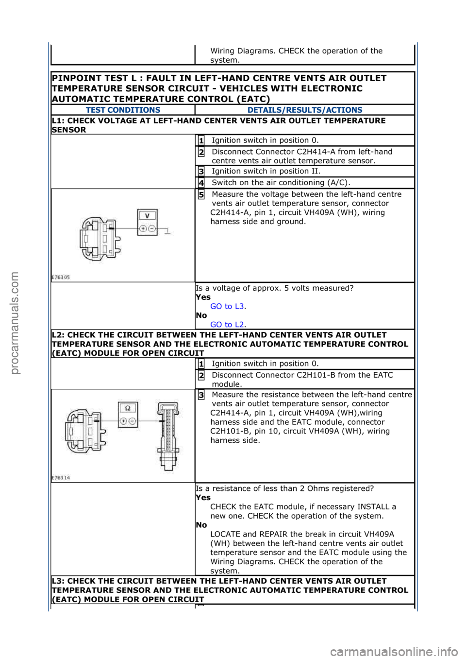 FORD GALAXY 2006  Service Repair Manual Wiring\fDi\bgr\bms.\fCHECK\fthe\foper\btion\fof\fthe\f
system.\f
PINPOINT\bTE\fT\bL\b:\bFAULT\bIN\bLEFT-HAND\bCENTRE\bVENT\f\bAIR\bOUTLET\b
TEMPERATURE\b\fEN\fOR\bCIRCUIT\b-\bVEHICLE\f\bWITH\bELECTRON