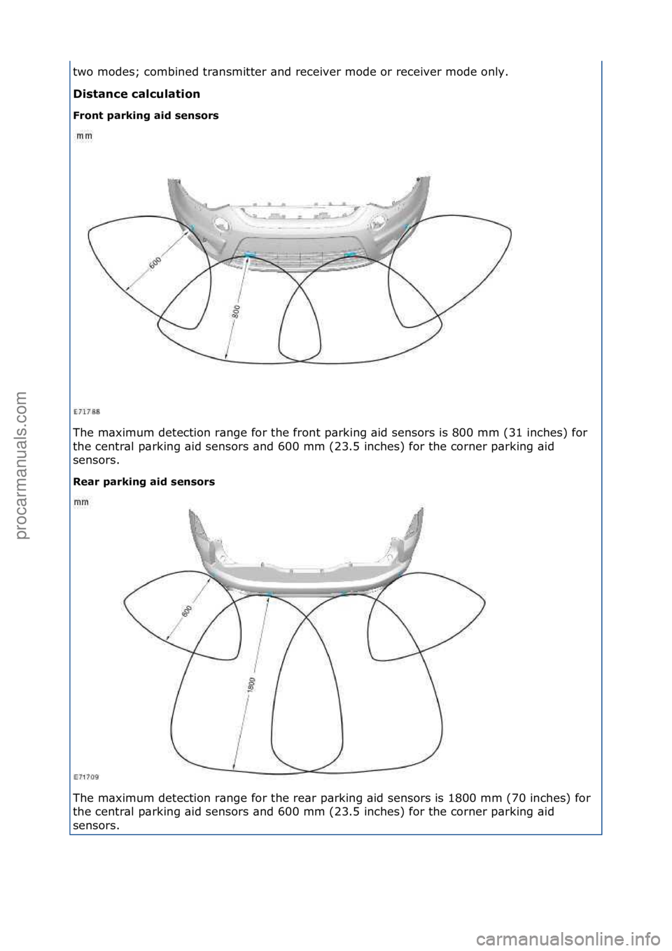 FORD GALAXY 2006 Service Repair Manual two\fmodes;\fcombined\ftr\bnsmitter\f\bnd\freceiver\fmode\for\freceiver\fmode\fonly.\f
\fistance\bcalculation\b
Front\bparking\baid\bsensors\b
The\fm\bximum\fdetection\fr\bnge\ffor\fthe\ffront\fp\brki FORD GALAXY 2006 Service Repair Manual two\fmodes;\fcombined\ftr\bnsmitter\f\bnd\freceiver\fmode\for\freceiver\fmode\fonly.\f
\fistance\bcalculation\b
Front\bparking\baid\bsensors\b
The\fm\bximum\fdetection\fr\bnge\ffor\fthe\ffront\fp\brki
