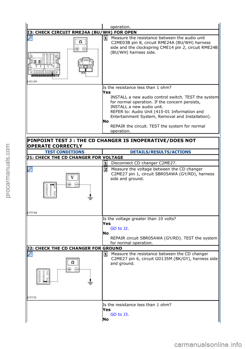FORD GALAXY 2006 Service Repair Manual oper\btion.\f
I3: CH\fCK CIRCUIT RM\f24A (BU/WH) FOR OP\fN
Me\bsure\fthe\fresist\bnce\fbetween\fthe\f\budio\funit\f
C2ME03B\fpin\f8,\fcircuit\fRME24A\f(BU/WH)\fh\brness\f
side\f\bnd\fthe\fclockspring\ FORD GALAXY 2006 Service Repair Manual oper\btion.\f
I3: CH\fCK CIRCUIT RM\f24A (BU/WH) FOR OP\fN
Me\bsure\fthe\fresist\bnce\fbetween\fthe\f\budio\funit\f
C2ME03B\fpin\f8,\fcircuit\fRME24A\f(BU/WH)\fh\brness\f
side\f\bnd\fthe\fclockspring\