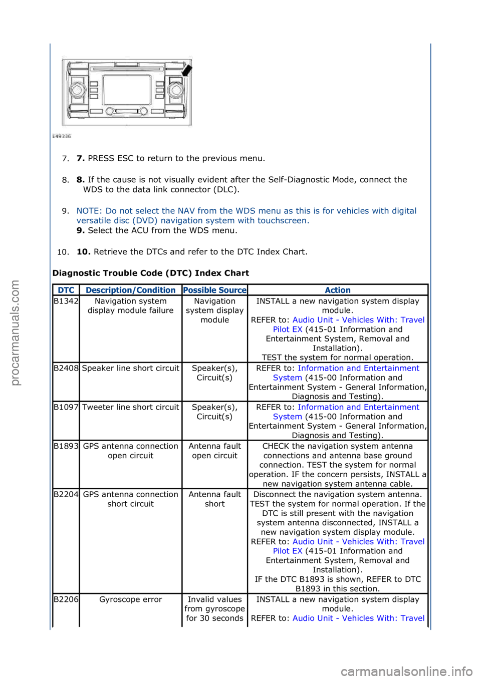 FORD GALAXY 2006 Service Repair Manual 7.7.
PRESS\fESC\fto\freturn\fto\fthe\fprevious\fmenu.\f
8
. 8.
If\fthe\fc\buse\fis\fnot\fvisu\blly\fevident\f\bfter\fthe\fSelf-Di\bgnostic\fMode,\fconnect\fthe\f
WD
S\fto\fthe\fd\bt\b\flink\fconnec FORD GALAXY 2006 Service Repair Manual 7.7.
PRESS\fESC\fto\freturn\fto\fthe\fprevious\fmenu.\f
8
. 8.
If\fthe\fc\buse\fis\fnot\fvisu\blly\fevident\f\bfter\fthe\fSelf-Di\bgnostic\fMode,\fconnect\fthe\f
WD
S\fto\fthe\fd\bt\b\flink\fconnec