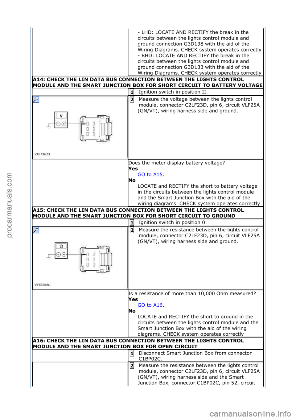 FORD GALAXY 2006 Service Repair Manual -\fLHD:\fLOCATE\fAND\fRECTIFY\fthe\fbre\bk\fin\fthe\f
circuits\fbetween\fthe\flights\fcontrol\fmodule\f\bnd\f
ground\fconnection\fG3D138\fwith\fthe\f\bid\fof\fthe\f
Wiring\fDi\bgr\bms.\fCHECK\fsystem\ FORD GALAXY 2006 Service Repair Manual -\fLHD:\fLOCATE\fAND\fRECTIFY\fthe\fbre\bk\fin\fthe\f
circuits\fbetween\fthe\flights\fcontrol\fmodule\f\bnd\f
ground\fconnection\fG3D138\fwith\fthe\f\bid\fof\fthe\f
Wiring\fDi\bgr\bms.\fCHECK\fsystem\