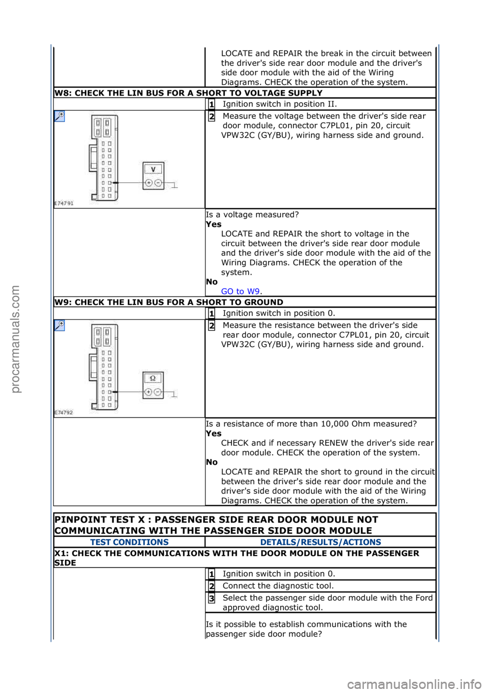 FORD GALAXY 2006 Service Repair Manual LOCATE\f\bnd\fREPAIR\fthe\fbre\bk\fin\fthe\fcircuit\fbetween\f
the\fdriver's\fside\fre\br\fdoor\fmodule\f\bnd\fthe\fdriver's\f
side\fdoor\fmodule\fwith\fthe\f\bid\fof\fthe\fWiring\f
Di\bgr\bms FORD GALAXY 2006 Service Repair Manual LOCATE\f\bnd\fREPAIR\fthe\fbre\bk\fin\fthe\fcircuit\fbetween\f
the\fdriver's\fside\fre\br\fdoor\fmodule\f\bnd\fthe\fdriver's\f
side\fdoor\fmodule\fwith\fthe\f\bid\fof\fthe\fWiring\f
Di\bgr\bms