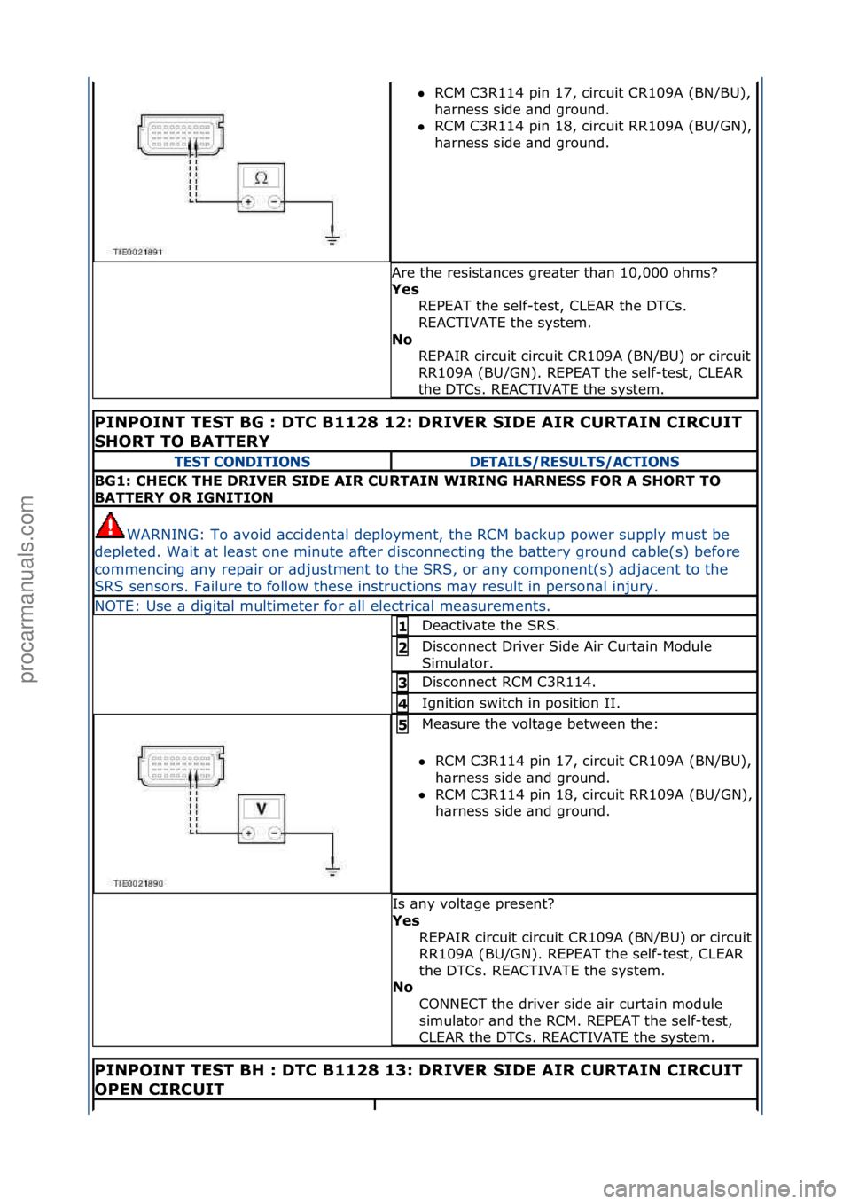 FORD GALAXY 2006  Service Repair Manual RCM\fC3R114\fpin\f17,\fcircuit\fCR109A\f(BN/BU),\f
h\br
ness\fside\f\bnd\fground.\f\f

RCM\fC3R114\fpin\f18,\fcircuit\fRR109A\f(BU/GN),\f
h\brness\fside\f\bnd\fground.\f
Are\fthe\fresist\bnces\fgre\