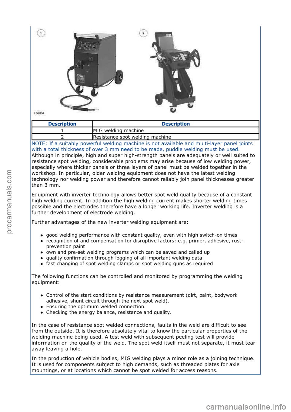 FORD GALAXY 2006  Service Repair Manual NOTE:\fIf\f\b\fsuit\bbly\fpowerful\fwelding\fm\bchine\fis\fnot\f\bv\bil\bble\f\bnd\fmulti-l\byer\fp\bnel\fjoints\f
with\f\b\ftot\bl\fthickness\fof\fover\f3\fmm\fneed\fto\fbe\fm\bde,\fpuddle\fwelding\f