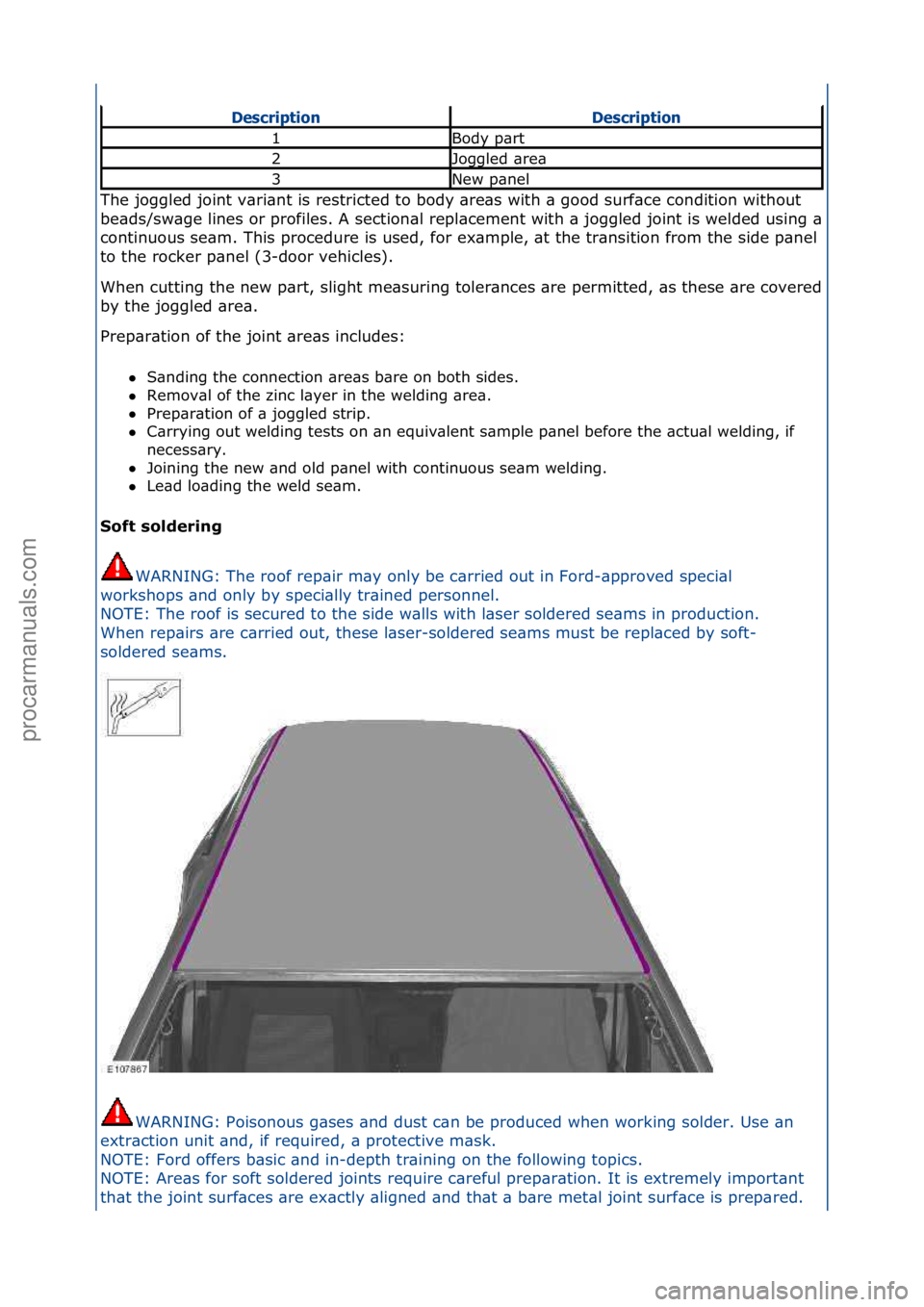 FORD GALAXY 2006  Service Repair Manual The\fjoggled\fjoint\fv\bri\bnt\fis\frestricted\fto\fbody\f\bre\bs\fwith\f\b\fgood\fsurf\bce\fcondition\fwithout\f
be\bds/sw\bge\flines\for\fprofiles.\fA\fsection\bl\frepl\bcement\fwith\f\b\fjoggled\fj