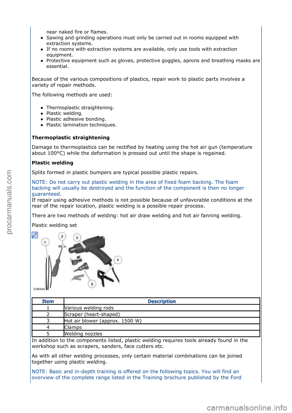 FORD GALAXY 2006  Service Repair Manual ne\br\fn\bked\ffire\for\ffl\bmes.\f\f
 S\bwing\f\bnd\fgrinding\foper\btions\fmust\fonly\fbe\fc\brried\fout\fin\frooms\fequipped\fwith\f
ex

tr\bction\fsystems.\f\f
 If\fno\frooms\fwith\fextr\bction\