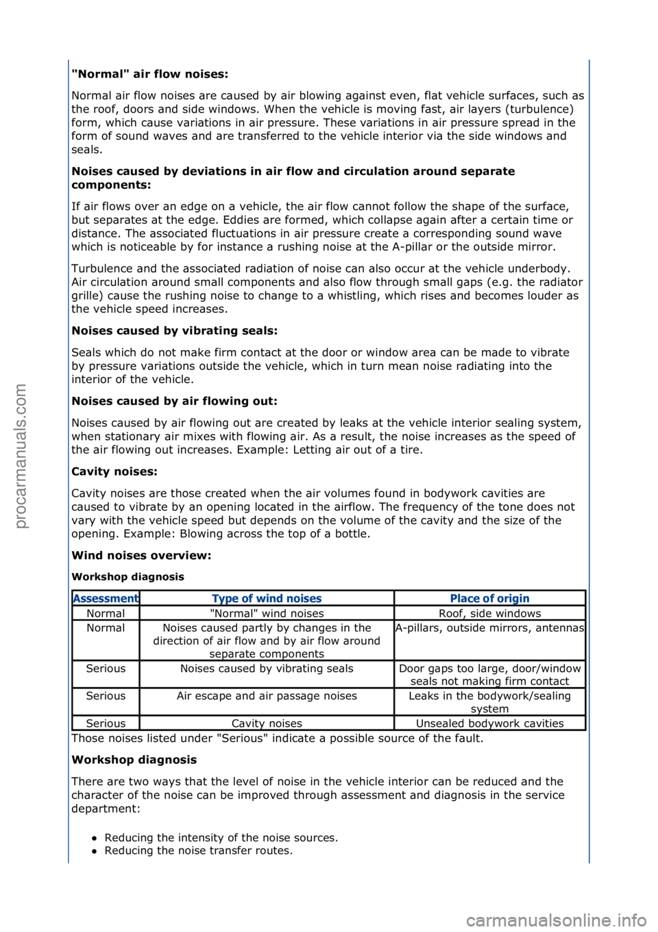 FORD GALAXY 2006  Service Repair Manual "Normal" air flow noi\fe\f:\f
Norm\bl\f\bir\fflow\fnoises\f\bre\fc\bused\fby\f\bir\fblowing\f\bg\binst\feven,\ffl\bt\fvehicle\fsurf\bces,\fsuch\f\bs\f
the\froof,\fdoors\f\bnd\fside\fwindows.\f