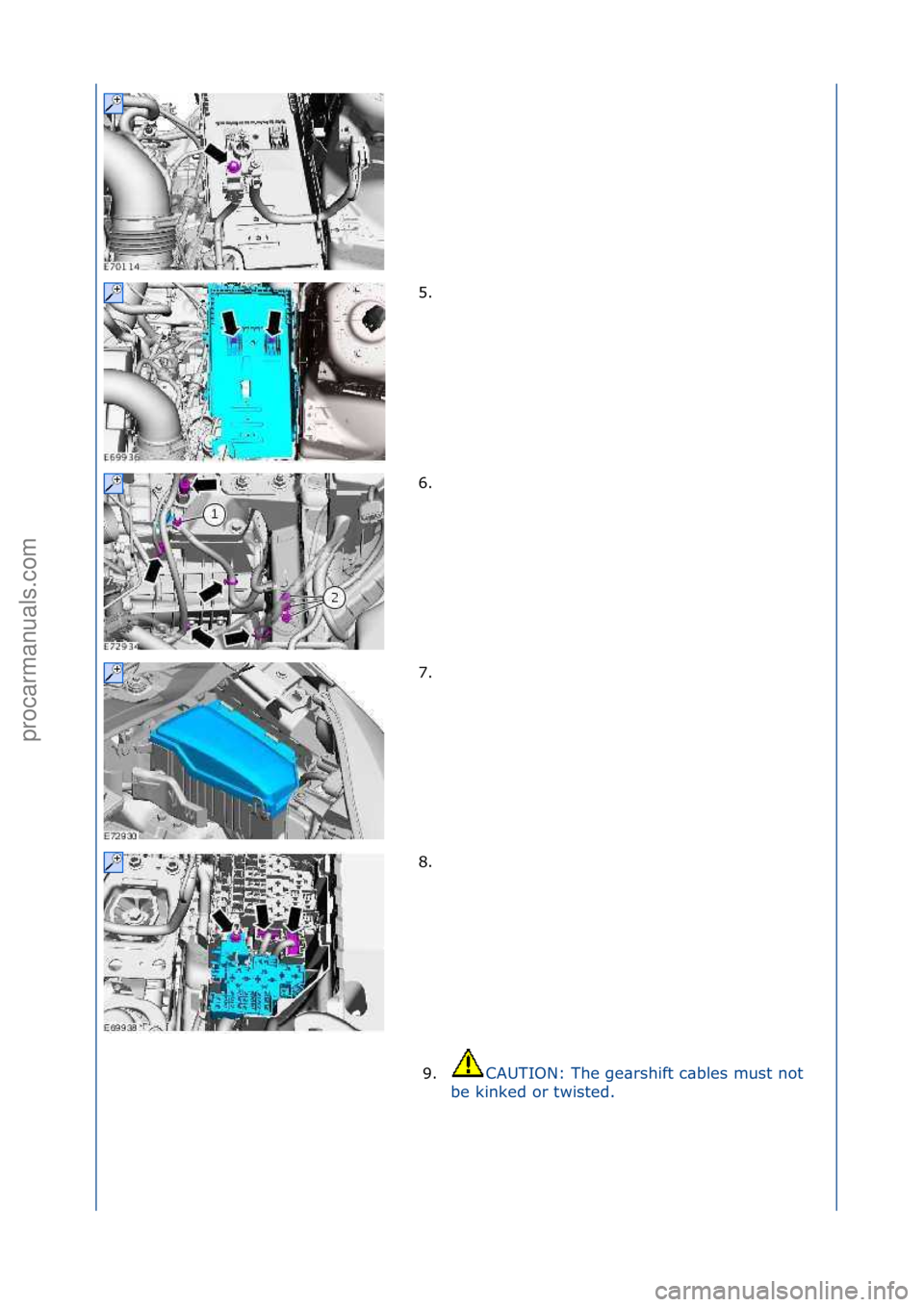 FORD GALAXY 2006  Service Repair Manual 5. \f
6. \f
7. \f
8. \f9. CAUTION:\fThe\fge\brshift\fc\bbles\fmust\fnot\f
b e

\fkinked\for\ftwisted.\f
\f\f
\f\f
\f\f
\f\f
\f\f
Стр. 2 из  8
04.01.2013http://127.0.0.1:8888/wsm/js/procedure.do?v