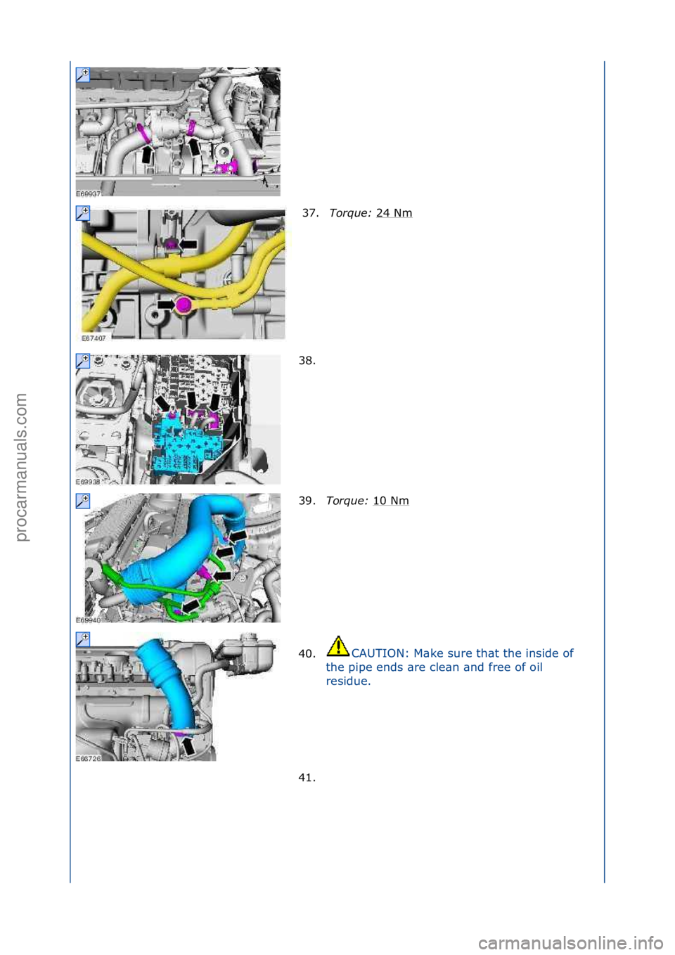 FORD GALAXY 2006  Service Repair Manual 37.Torque:  24\fNm\f
38. \f
39. Torque:  10\fNm
\f
40. CAUTION:\fM\bke\fsure\fth\bt\fthe\finside\fof\f
t h

e\fpipe\fends\f\bre\fcle\bn\f\bnd\ffree\fof\foil\f
residue.\f
41. \f
\f\f
\f\f
\f\f
\f\f
\f\