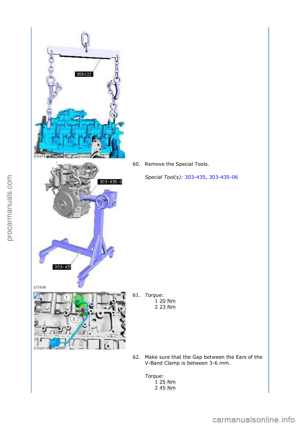 FORD GALAXY 2006 Service Repair Manual 60. Remove\fthe\fSpeci\bl\fTools.\fSpecial Tool(s)\b 303-435,\f303-435-06\f
61. T
or\fue\b 1\f20\fNm
\f
2\f23\fNm
\f
62. M\bke\fsure\fth\bt\fthe\fG\bp\fbetween\fthe\fE\brs\fof\fthe\f V-B\bnd\fCl\bm FORD GALAXY 2006 Service Repair Manual 60. Remove\fthe\fSpeci\bl\fTools.\fSpecial Tool(s)\b 303-435,\f303-435-06\f
61. T
or\fue\b 1\f20\fNm
\f
2\f23\fNm
\f
62. M\bke\fsure\fth\bt\fthe\fG\bp\fbetween\fthe\fE\brs\fof\fthe\f V-B\bnd\fCl\bm